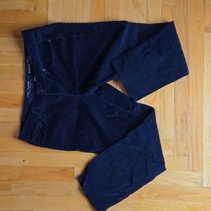 14P Sonoma Black Corduroy Straight Leg